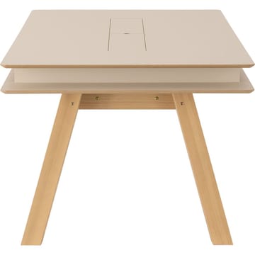 4 You Fresh Stort Rektangulärt Matbord 200 cm med Trä- och Ekutseende - Beige - Möbler - Bord & matgrupper - Matbord & köksbord