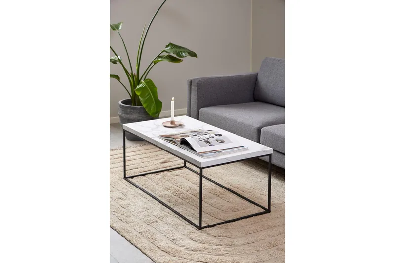 Adisan Soffbord 55 cm - Vit - Möbler - Bord & matgrupper - Soffbord