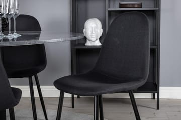 Admira Matbord 106 cm Runt Marmor med 4 Polar Matstol - Möbler - Bord & matgrupper - Matgrupper