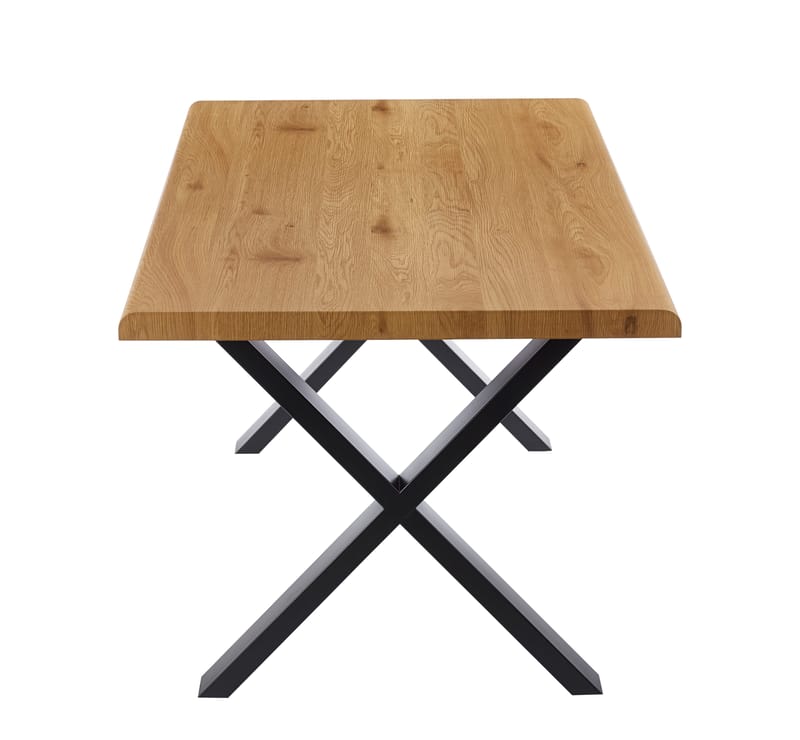 Agnes matbord 150x90 cm - Ek/svart - Ek/svart - Möbler - Bord & matgrupper - Matbord & köksbord