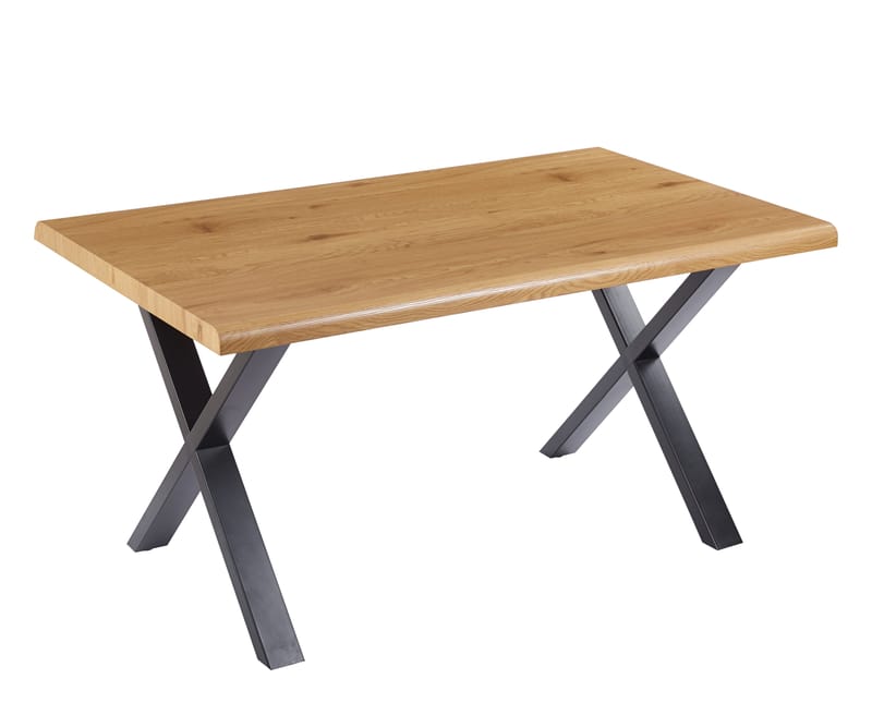 Agnes matbord 150x90 cm - Ek/svart - Ek/svart - Möbler - Bord & matgrupper - Matbord & köksbord