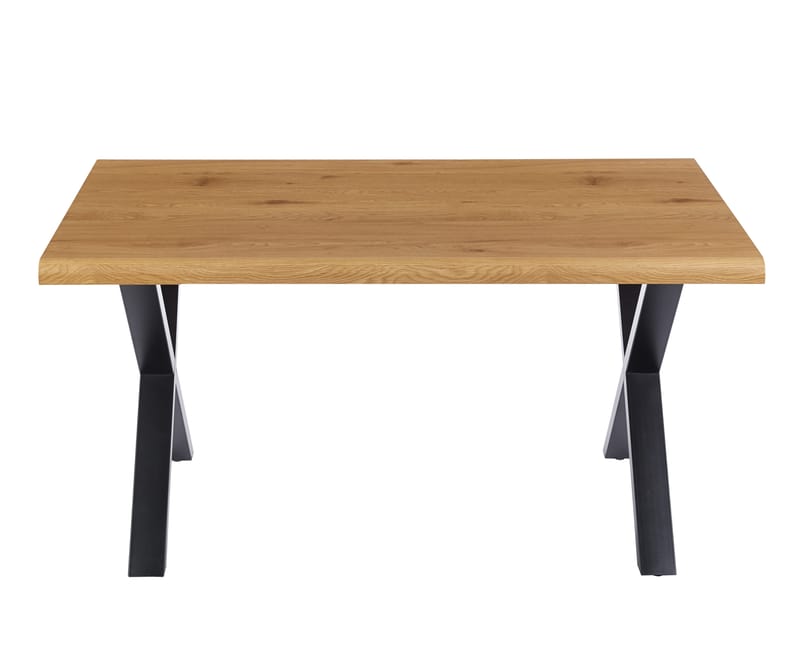 Agnes matbord 150x90 cm - Ek/svart, Ek/svart