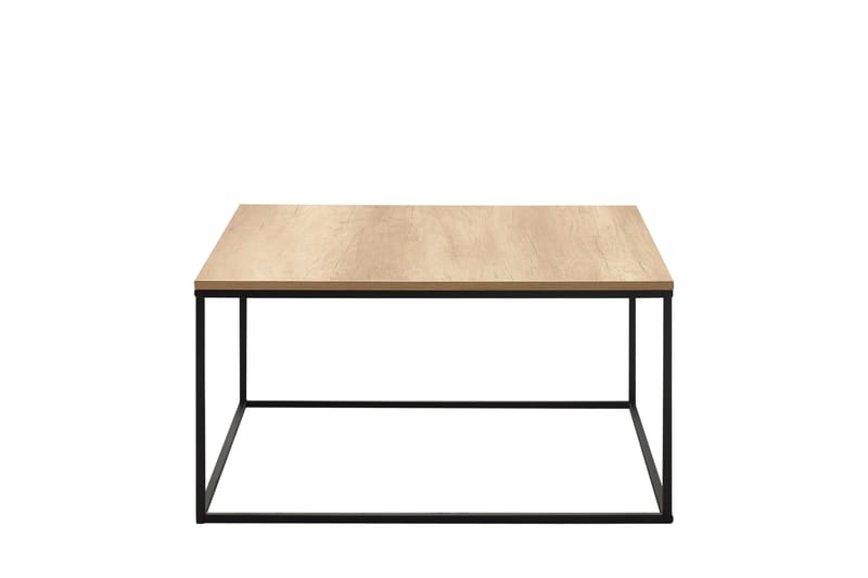 Ajmit Soffbord 80x80 cm Brun/Svart - Hanah Home - Möbler - Bord & matgrupper - Soffbord