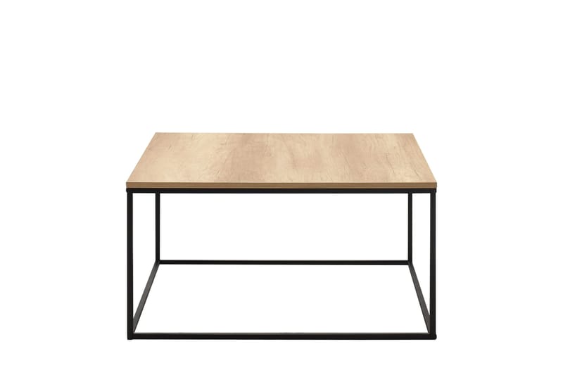Ajmit Soffbord 80x80 cm Brun/Svart - Hanah Home - Möbler - Bord & matgrupper - Soffbord