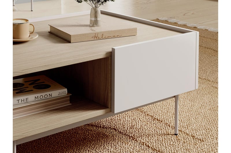 Akansh Soffbord 97 cm - Beige - Möbler - Bord & matgrupper - Soffbord