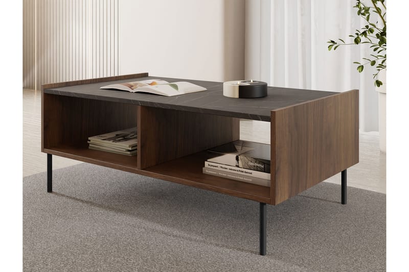 Akihito Soffbord 97 cm - Brun - Möbler - Bord & matgrupper - Soffbord