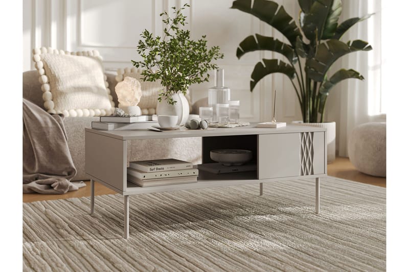 Akiko Soffbord 110 cm - Beige - Möbler - Bord & matgrupper - Soffbord