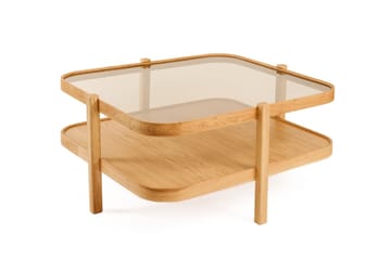 Alaswa Soffbord 90x48x90 cm - Ek transparent - Möbler - Bord & matgrupper - Soffbord