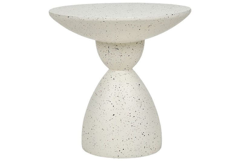 Alezio Soffbord 50 cm Rund, Vit