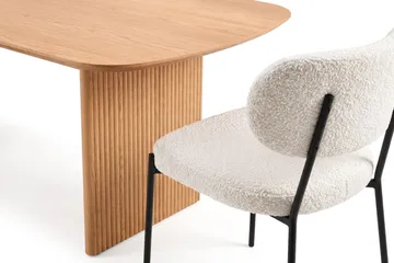 Alma Matgrupp rektangulärt 220 cm Ek med 6 Gemmiano Matstolar - Ek - Möbler - Bord & matgrupper - Matgrupper