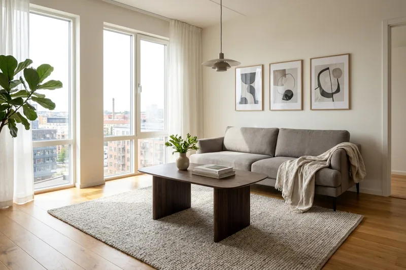 Alma Soffbord Rektangulär 120 cm i trä - Valnöt - Möbler - Bord & matgrupper - Soffbord