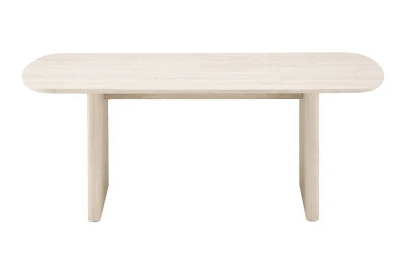 Alma Soffbord Rektangulär 120 cm i trä - Vitlaserad ek - Möbler - Bord & matgrupper - Soffbord