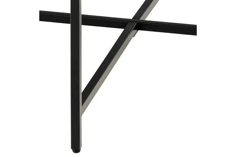 Almina Runt Soffbord 70 cm i Marmor med Metallunderrede - Svart - Möbler - Bord & matgrupper - Soffbord