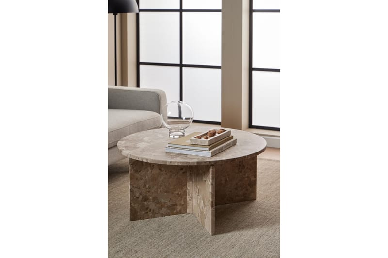Alruba Soffbord 90 cm - Brun - Möbler - Bord & matgrupper - Soffbord