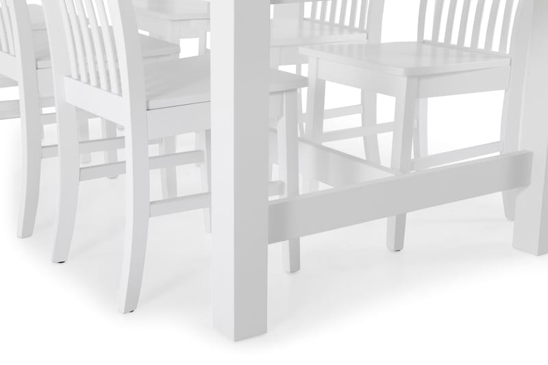 Altea Matbord med 6 st Augusta stolar - Vit - Matgrupper