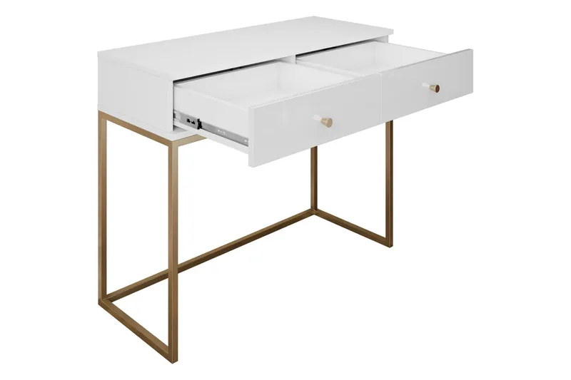 Altenau Sminkbord 100x40 cm - Svart/Brun - Möbler - Bord & matgrupper - Sminkbord & toalettbord