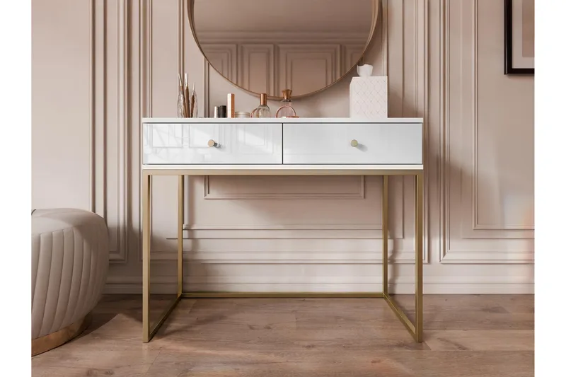 Altenau Sminkbord 100x40 cm - Vit - Möbler - Bord & matgrupper - Sminkbord & toalettbord