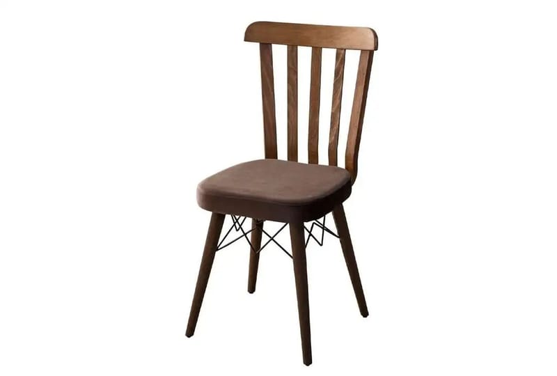 Alvryn Matgrupp Bord 130 cm + 4 Stolar - Brun - Möbler - Bord & matgrupper - Matgrupper