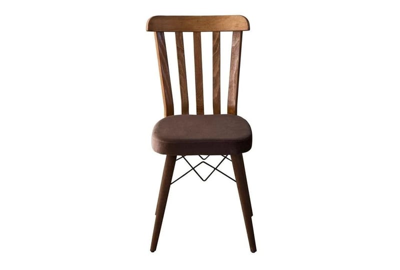 Alvryn Matgrupp Bord 130 cm + 4 Stolar - Brun - Möbler - Bord & matgrupper - Matgrupper