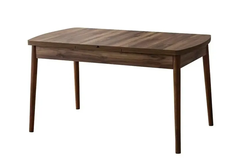 Alvryn Matgrupp Bord 130 cm + 4 Stolar, Brun