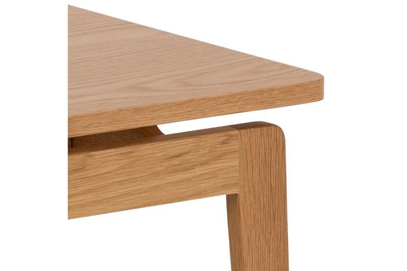 Amasi 80 cm Kvadratiskt Soffbord med Svävande Bordsskiva i Ek - Brun - Möbler - Bord & matgrupper - Soffbord
