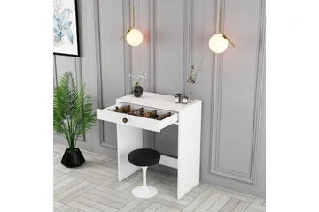 Ameias Sminkbord 70 cm med Förvaring och Lådor i Målat Trä - Vit - Möbler - Bord & matgrupper - Sminkbord & toalettbord