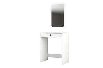 Ameias Sminkbord 70 cm med Förvaring och Lådor i Målat Trä - Vit - Möbler - Bord & matgrupper - Sminkbord & toalettbord