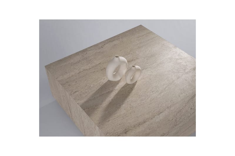 Ameias Soffbord 90 cm - Travertine - Möbler - Bord & matgrupper - Soffbord
