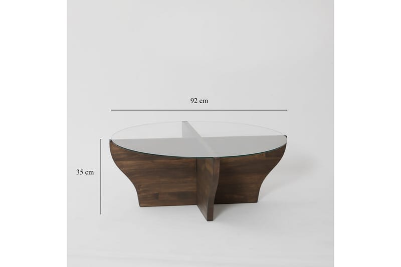 Amphora Soffbord 92 cm Brun - Hanah Home - Möbler - Bord & matgrupper - Soffbord