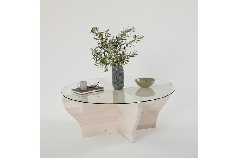 Amphora Soffbord 92 cm - Vit - Möbler - Bord & matgrupper - Soffbord