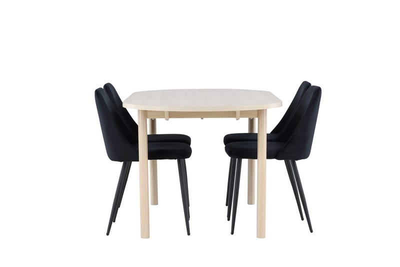 Andy Matbord 180x90 cm med 4 Night Matstol - Möbler - Bord & matgrupper - Matgrupper