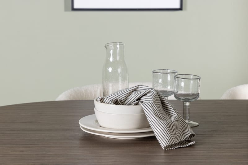 Andy Matgrupp 180 cm Oval med 4 Edina Stolar - Natur - Möbler - Bord & matgrupper - Matgrupper