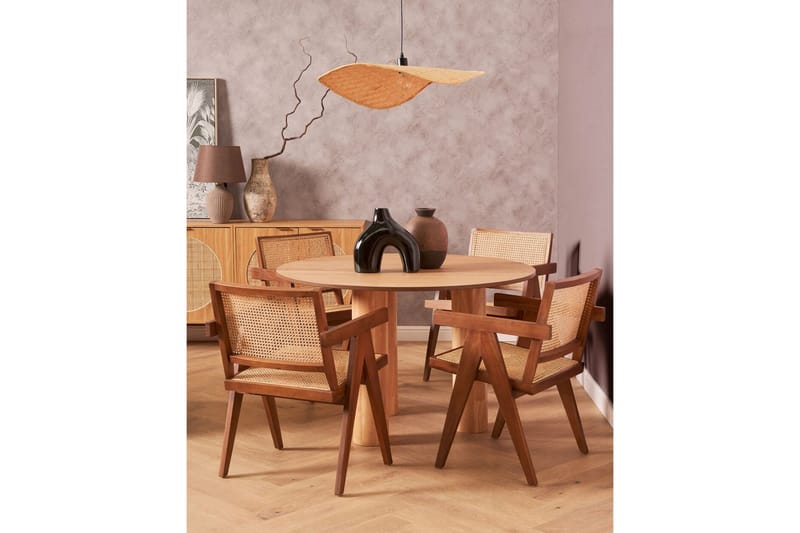 Appelle Matbord 120 cm Rund - Ljusbrun - Möbler - Bord & matgrupper - Matbord & köksbord
