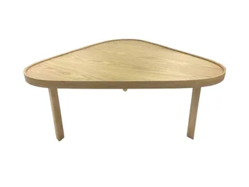 Arioch 95 cm Kvadratiskt Soffbord med Rundade Hörn i Ek - Brun - Möbler - Bord & matgrupper - Soffbord