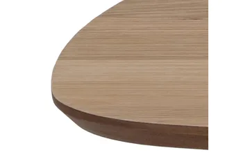 Arwina Ovalt Soffbord 120 cm med Organisk Bordsskiva i Ek - Brun - Möbler - Bord & matgrupper - Soffbord