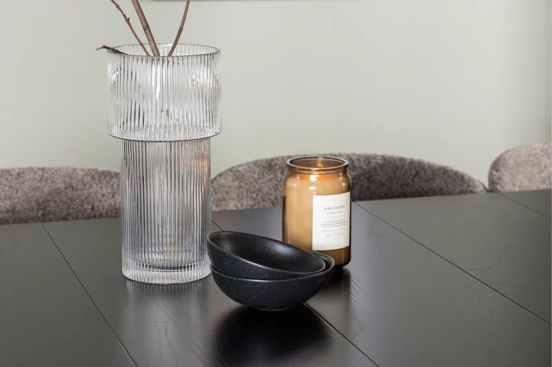 Astrid Matgrupp 200 cm Rektangulär med 6 Modesto stolar - Svart - Möbler - Bord & matgrupper - Matgrupper