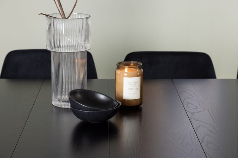 Astrid Matgrupp 200 cm Rektangulär med 6 Night stolar - Svart - Möbler - Bord & matgrupper - Matgrupper