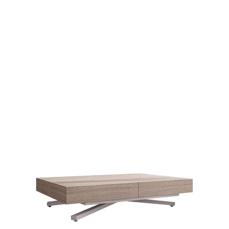 Avendi Soffbord 120 cm, Silver/ ljusbrun