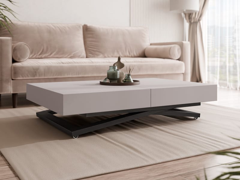 Avendi Soffbord 120 cm - Svart, beige - Möbler - Bord & matgrupper - Soffbord