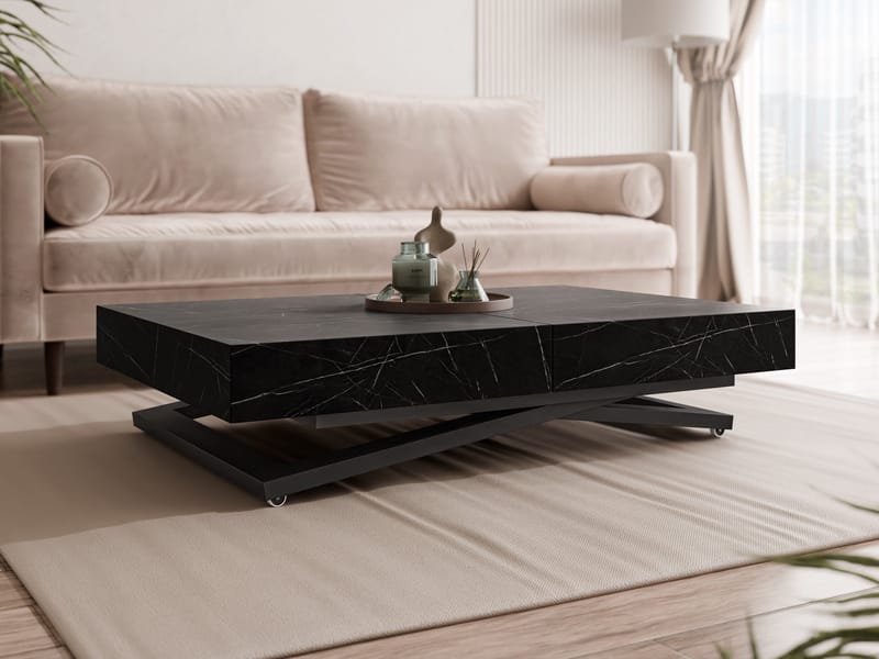 Avendi Soffbord 120 cm - Svart, svart marmor - Möbler - Bord & matgrupper - Soffbord