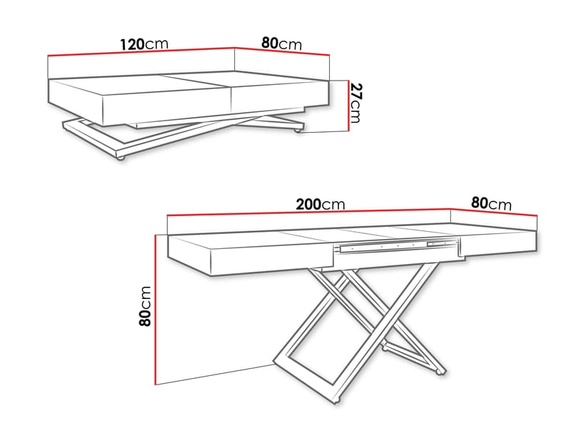 Avendi Soffbord 120 cm - Svart, svart - Möbler - Bord & matgrupper - Soffbord