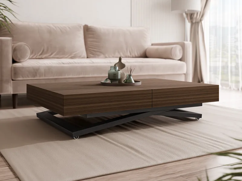 Avendi Soffbord förlängningsbart 200 cm - svart, brun - Möbler - Bord & matgrupper - Soffbord