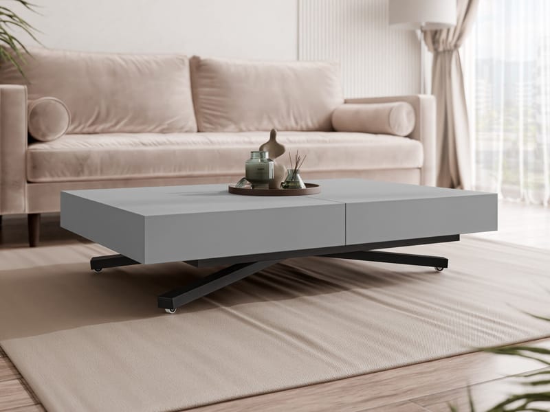 Avendi Soffbord förlängningsbart 200 cm - svart, grå - Möbler - Bord & matgrupper - Soffbord