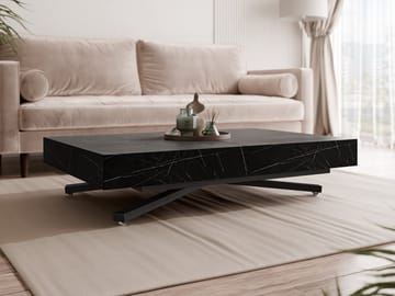 Avendi Soffbord förlängningsbart 200 cm - svart, svart marmor - Möbler - Bord & matgrupper - Soffbord