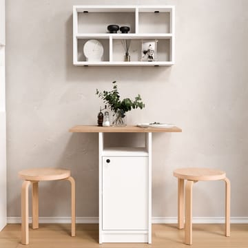 Avero Matbord- 72x73,8x44,5 cm - Vit och ek - Möbler - Bord & matgrupper - Matbord & köksbord