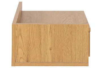 Abusala Vägghängt Sängbord & Nattduksbord 32 cm i Trä med Låda - Brun - Möbler - Bord & matgrupper - Avlastningsbord - Sängbord & nattduksbord