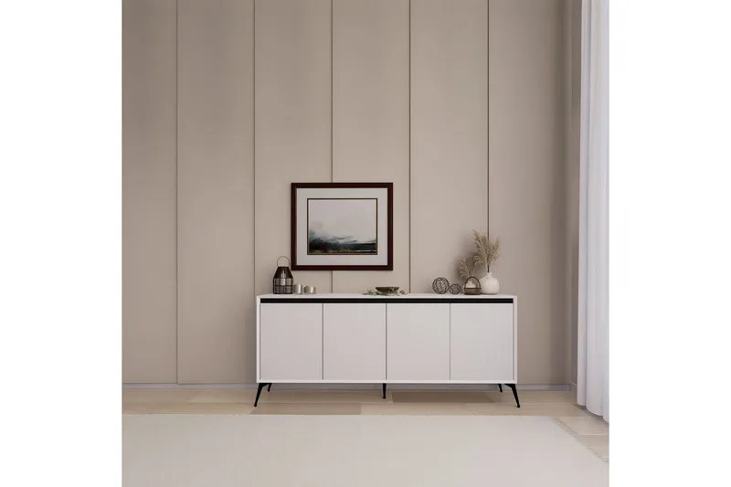Adilen Konsollbord 180 cm - Vit - Möbler - Bord & matgrupper - Avlastningsbord - Hallbord