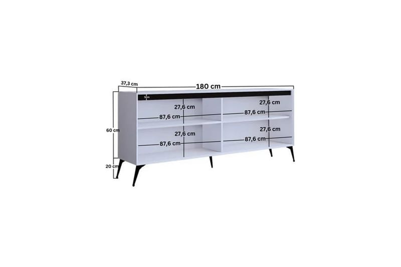 Adilen Konsollbord 180 cm - Vit - Möbler - Bord & matgrupper - Avlastningsbord - Hallbord