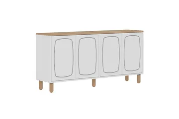 Adrin Konsollbord 150 cm - Ek/Vit - Möbler - Bord & matgrupper - Avlastningsbord - Hallbord
