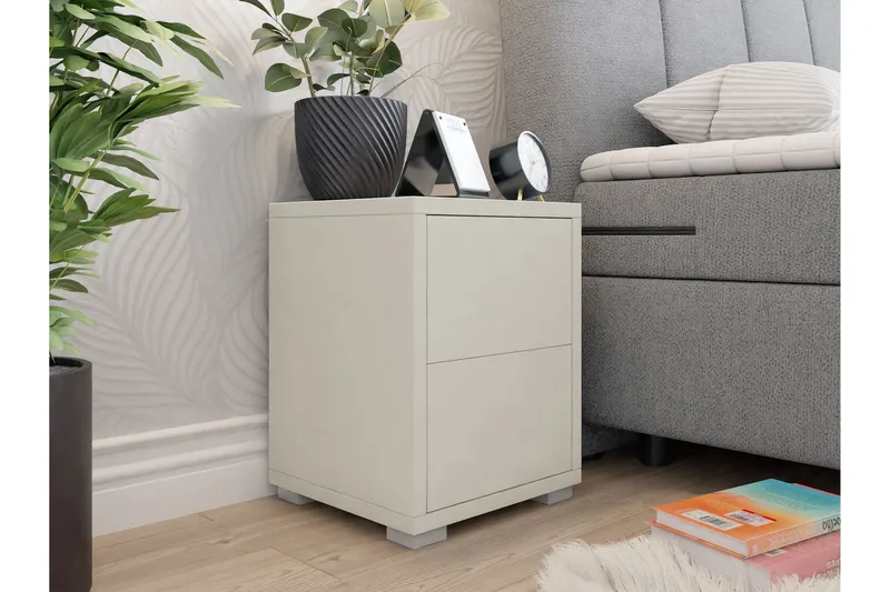 Agawal Sängbord 30 cm - Beige - Möbler - Bord & matgrupper - Avlastningsbord - Sängbord & nattduksbord